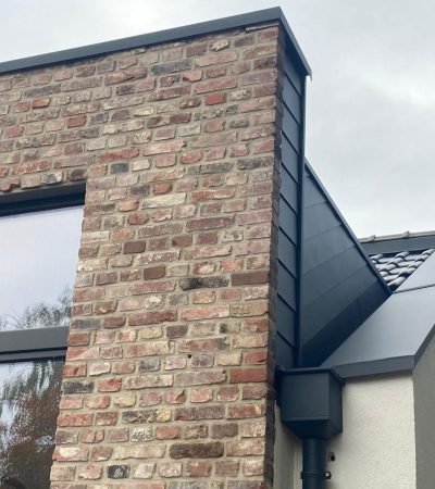 Anbau_Gaubenwange_mit_Alubekleidung_Liegefalzverfahren_Krefeld